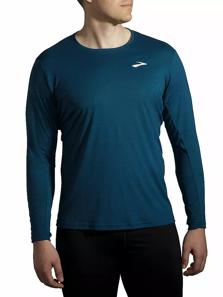 BROOKS | Herren Laufshirt Atmosphere LS | petrol