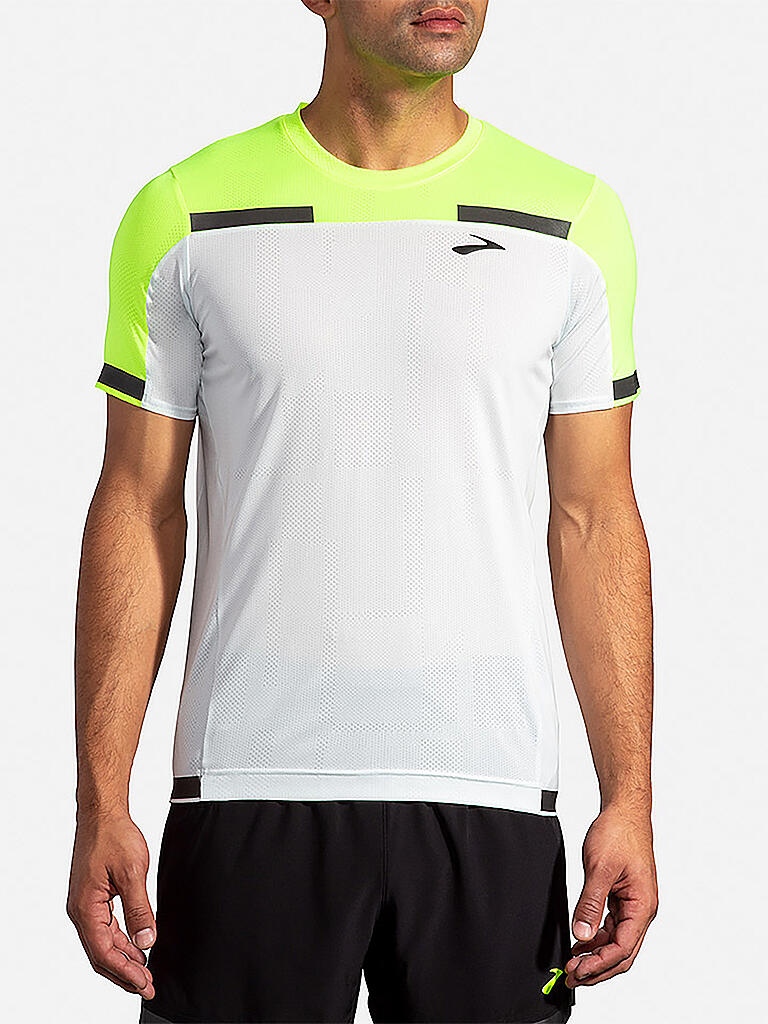 BROOKS | Herren Laufshirt Carbonite | weiß