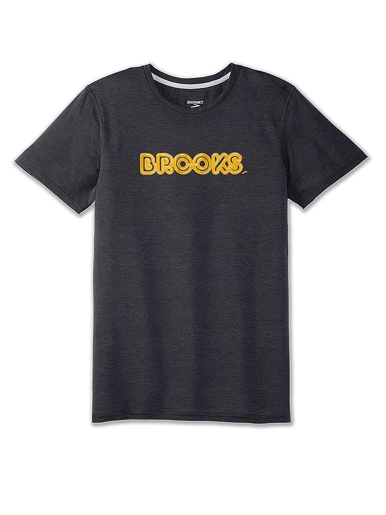 BROOKS | Herren Laufshirt Distance Graphic | grau