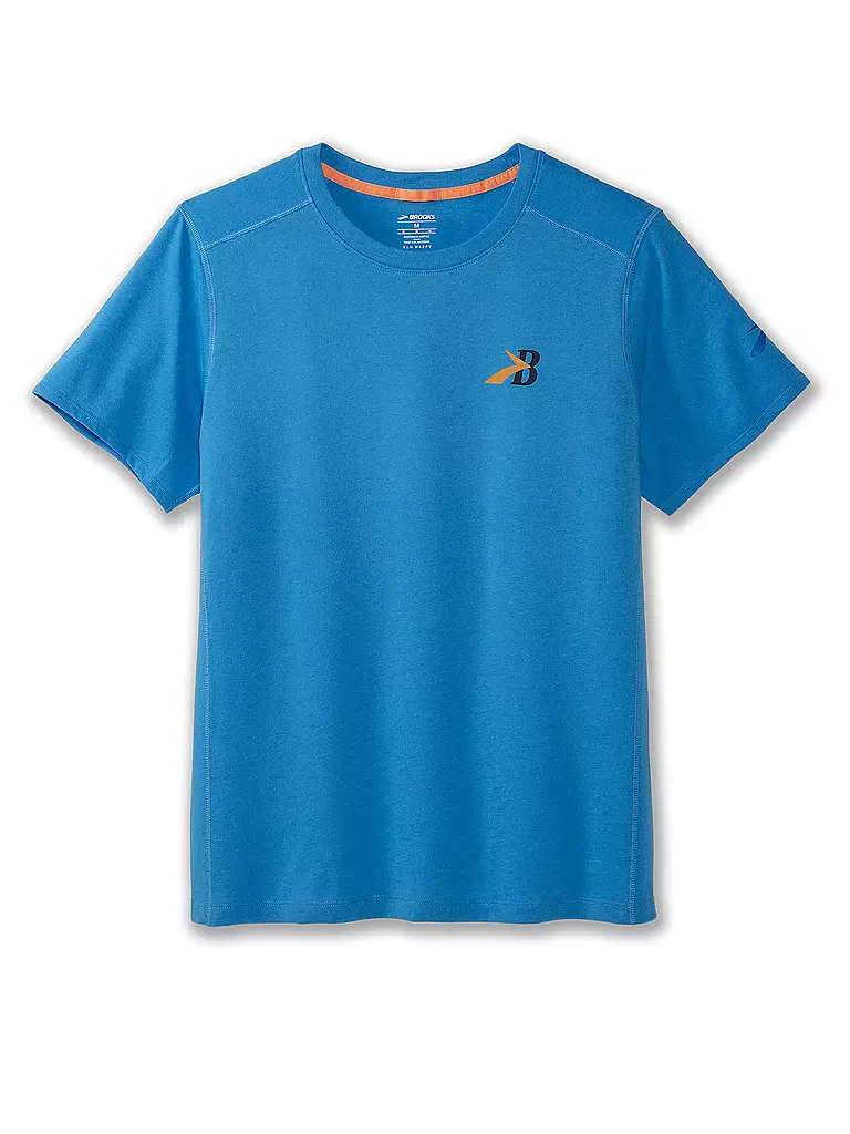 BROOKS | Herren Laufshirt Distance Short Sleeve 2.0 | blau