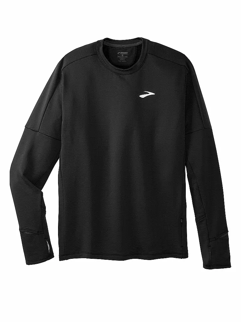 BROOKS | Herren Laufshirt Notch Thermal Long Sleeve 2.0 | schwarz