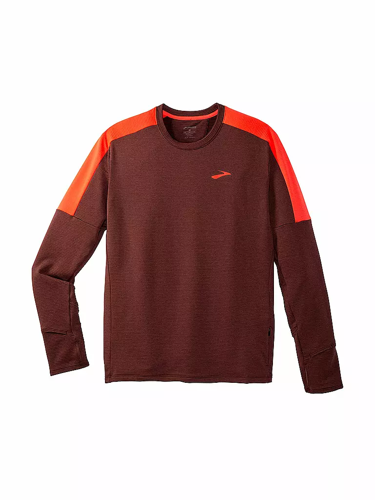 BROOKS | Herren Laufshirt Notch Thermal Long Sleeve 2.0 | rot