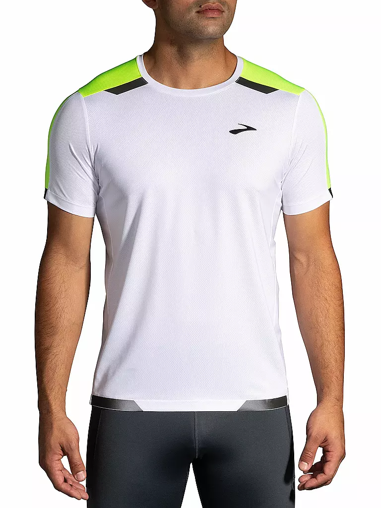 BROOKS | Herren Laufshirt Run Visible | weiss