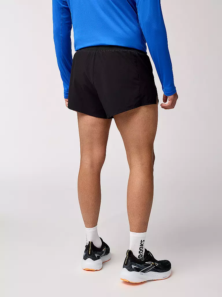 BROOKS | Herren Laufshort Breakaway 3 | schwarz