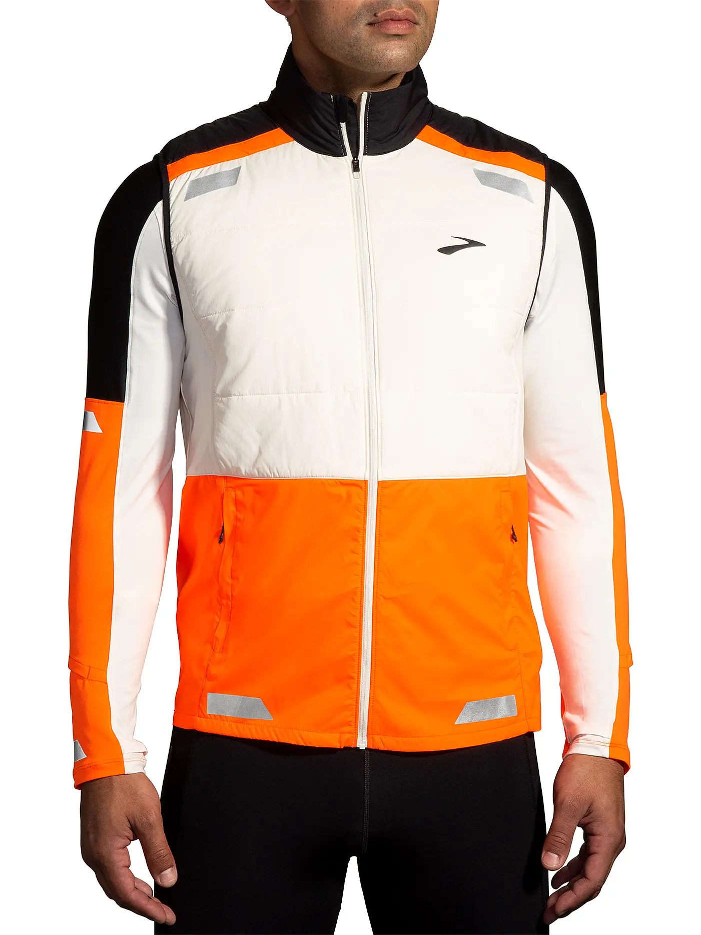 BROOKS | Herren Laufweste Run Visible Insulated 2.0 | orange