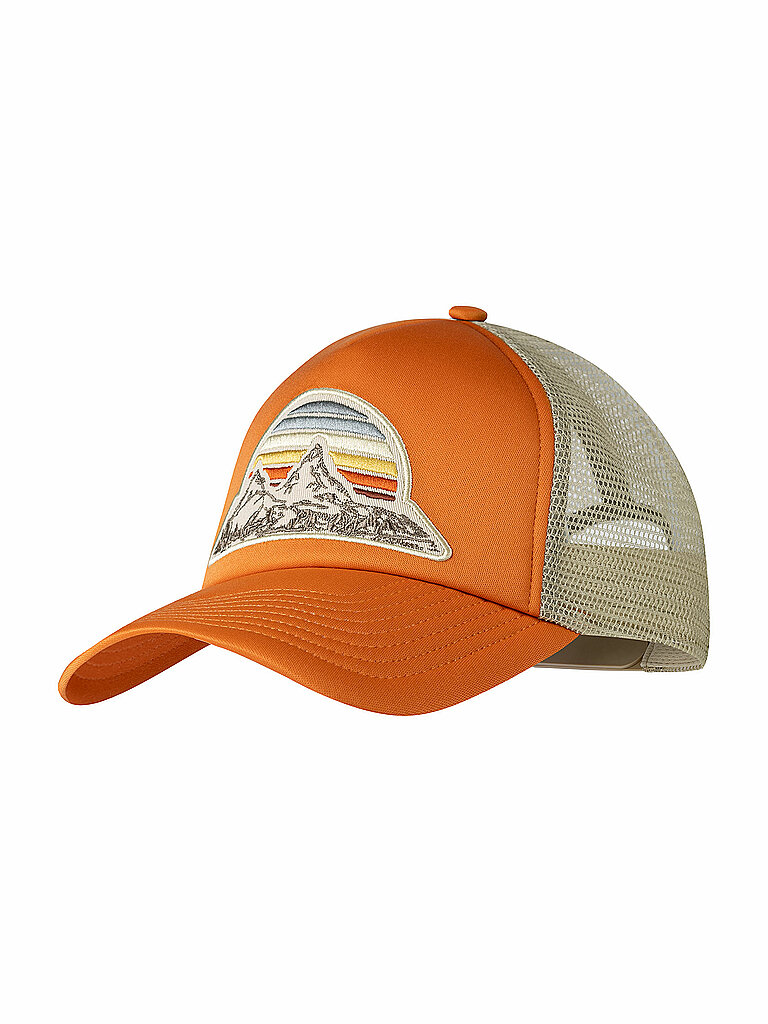 Buff Trucker Cap Mesh Polyester-Elastic Orange