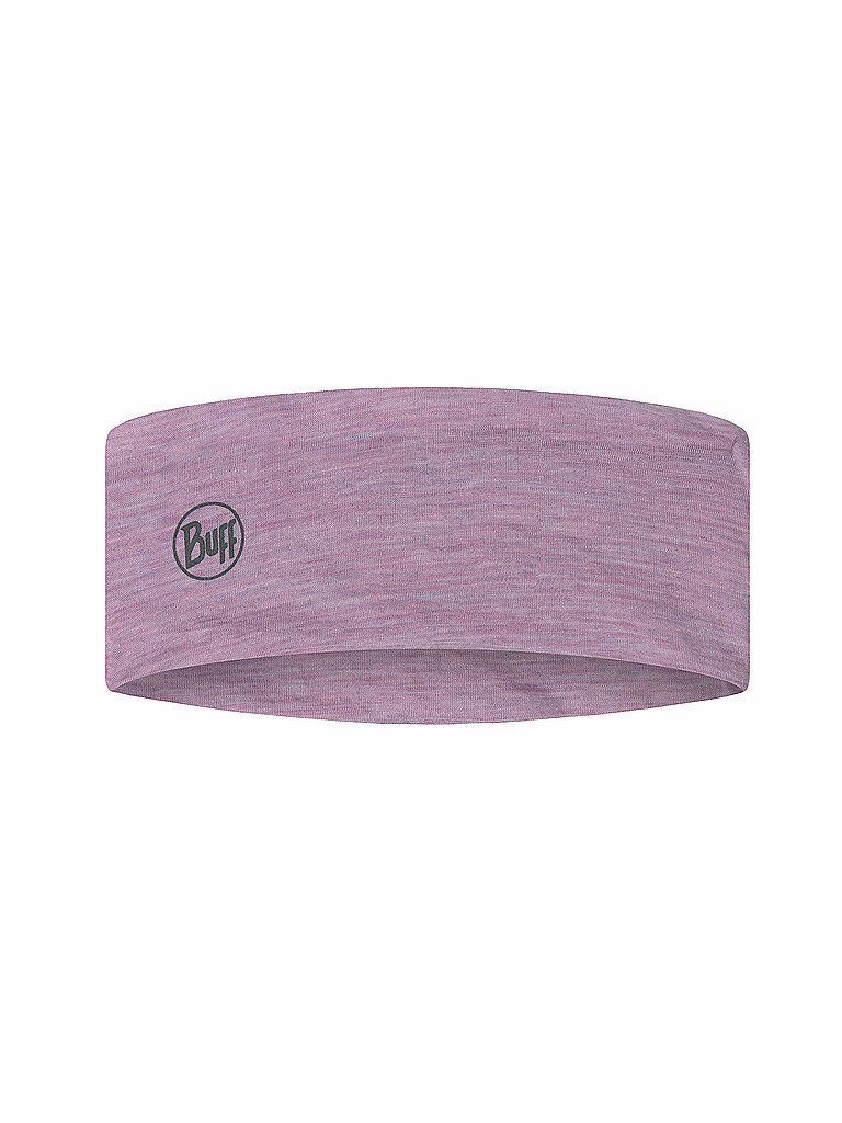 Buff Stirnband Merino Merinowolle Rosa