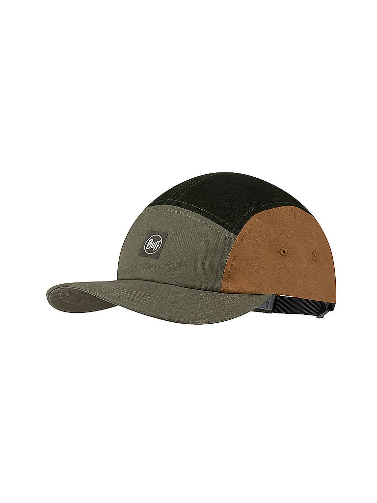 Buff Kappe 5 Panel Baumwolle Olive