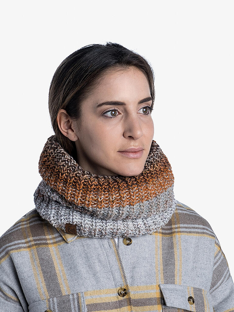 BUFF | Damen Schlauchschal Olya | hellgrau
