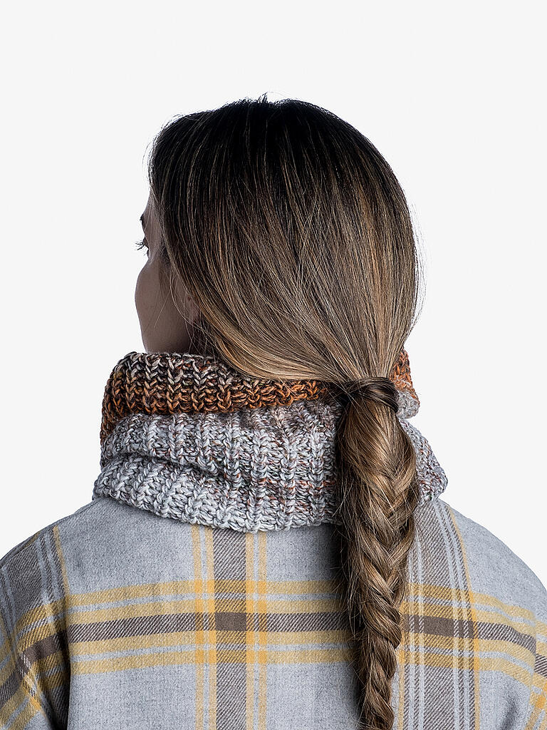 BUFF | Damen Schlauchschal Olya | hellgrau