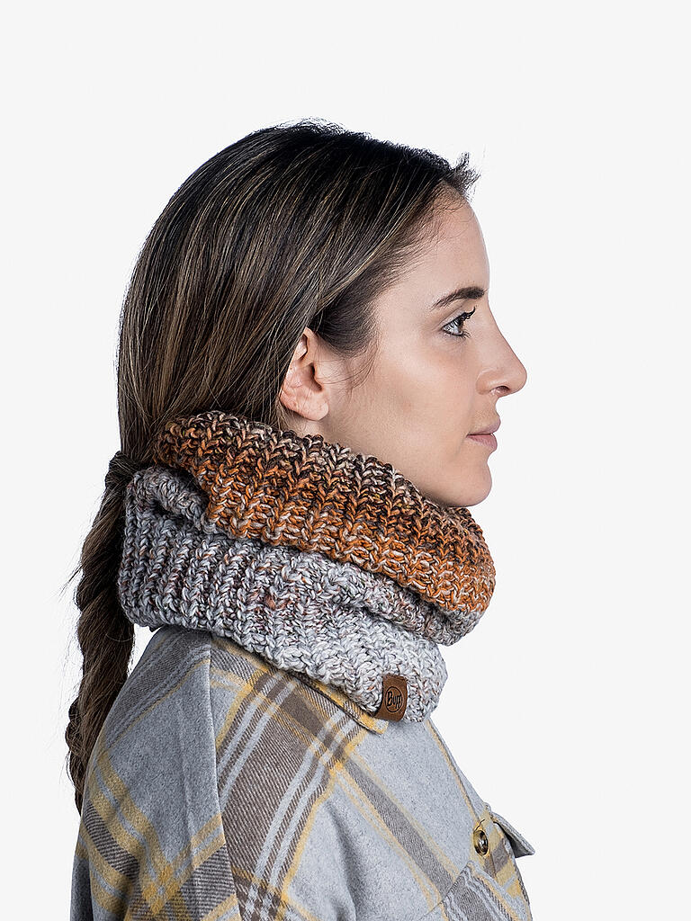 BUFF | Damen Schlauchschal Olya | hellgrau