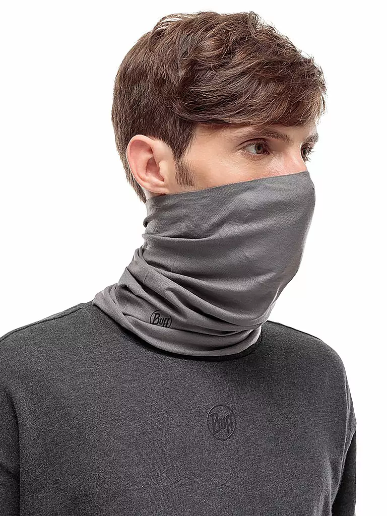 BUFF | Gesichtsmaske Tube mit Filter | grau
