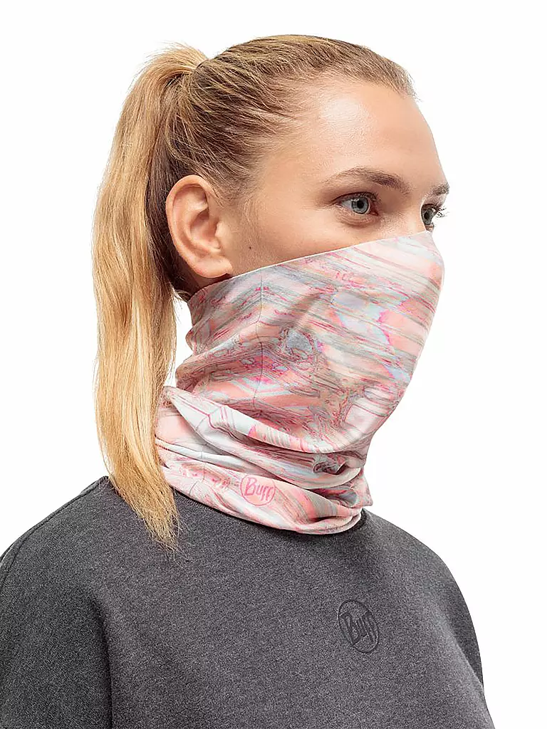 BUFF | Gesichtsmaske Tube mit Filter | rosa