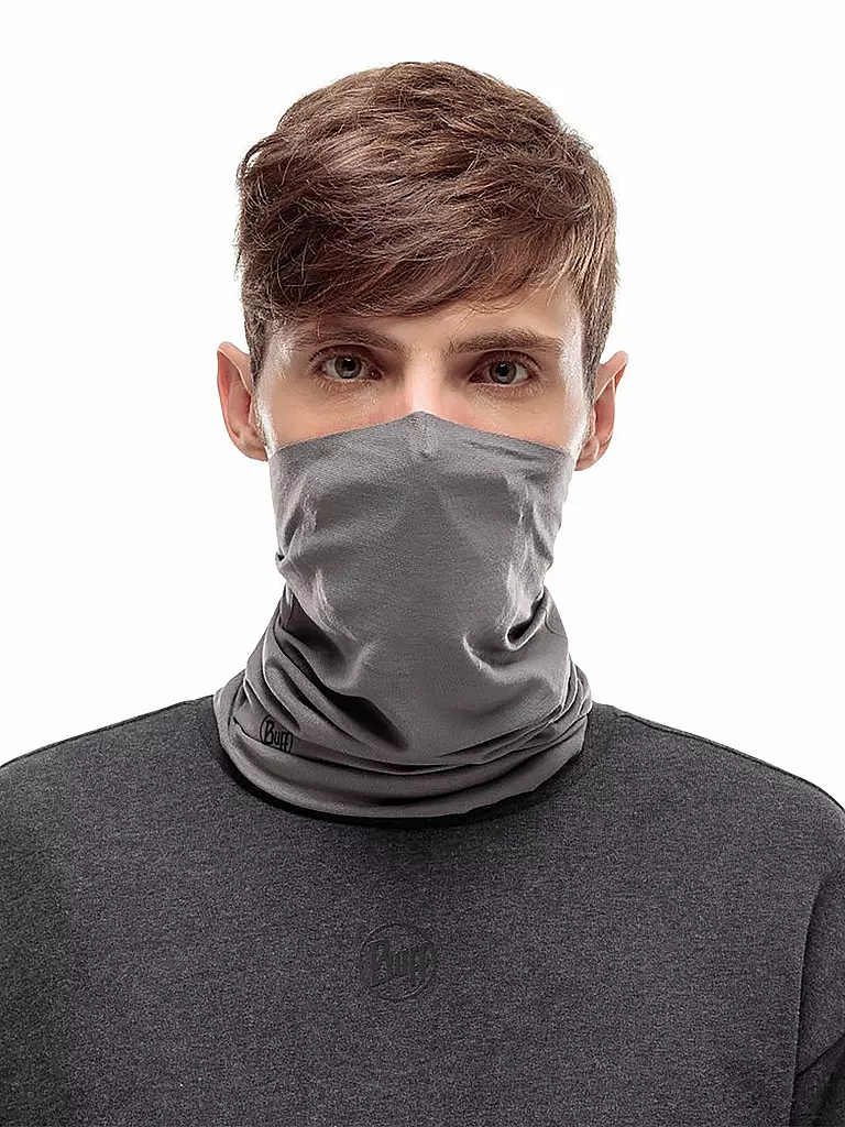 BUFF | Gesichtsmaske Tube mit Filter | grau