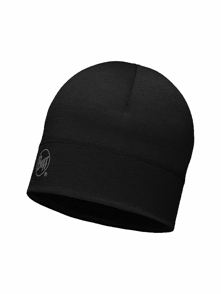 BUFF | Haube Lightweight Merino Wool | schwarz