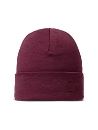 BUFF | Mütze Heavyweight Merino Wool | Dunkelrot