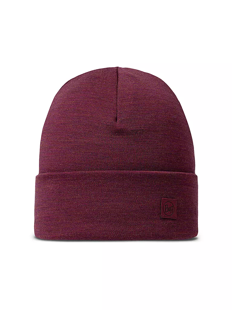 BUFF | Mütze Heavyweight Merino Wool | dunkelrot