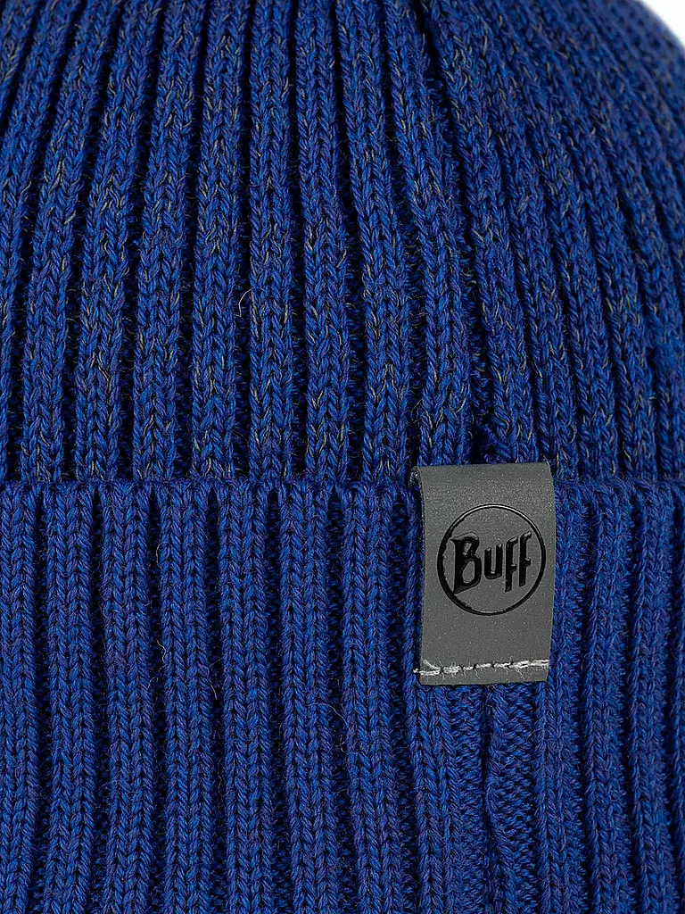BUFF | Mütze Merino Active | dunkelblau