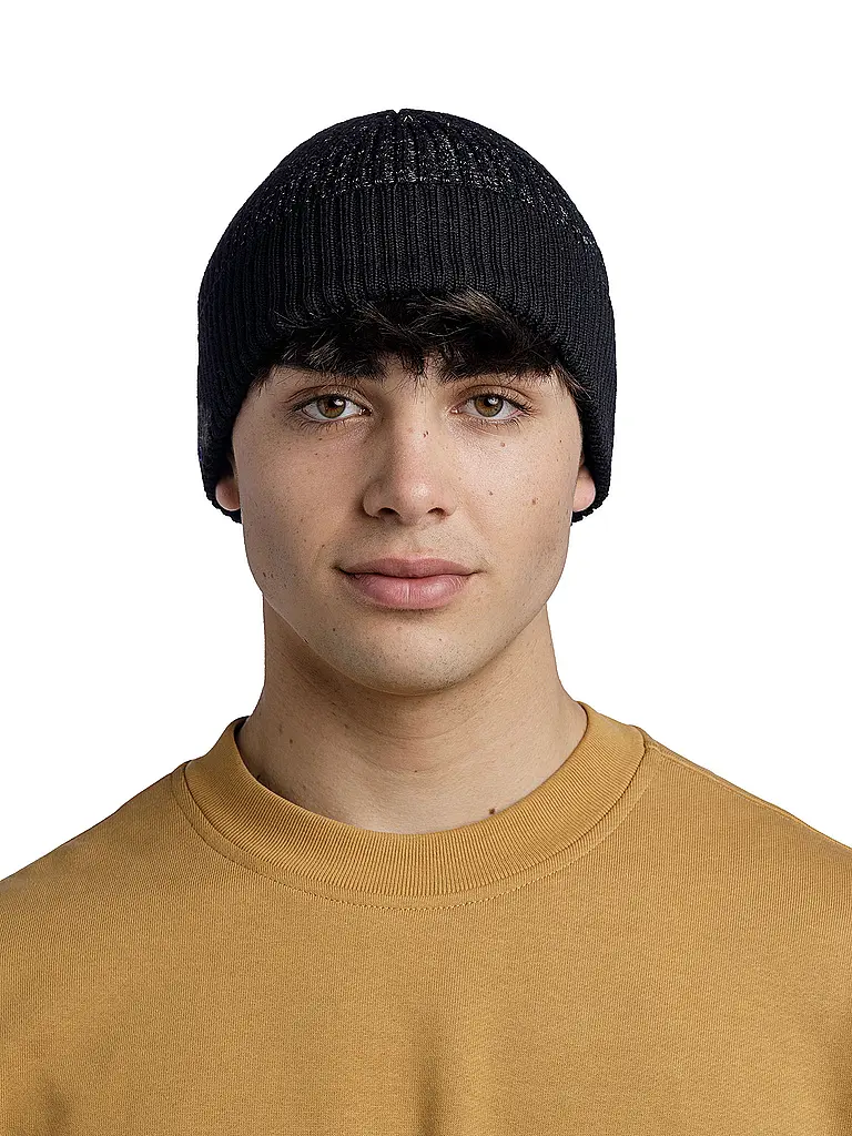 BUFF | Mütze Merino Active | schwarz