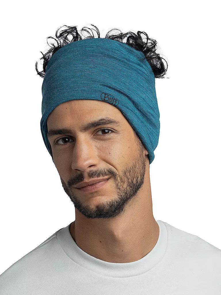 BUFF | Multifunktionstuch Lightweight Merino Wool | dunkelblau