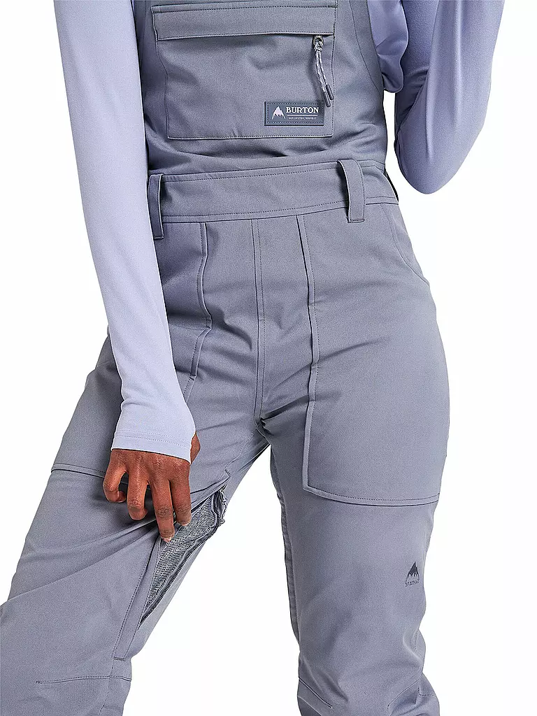 BURTON | Damen Snowboard Latzhose Avalon  | grau