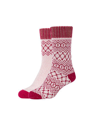 CAMANO | Damen Freizeitsocken Cosy Jacquard 2er Pkg.