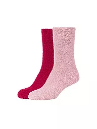 CAMANO | Damen Kuschelsocken Cosy 2er Pkg. | rosa