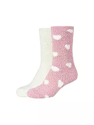CAMANO | Damen Socken 2er Pkg | rosa
