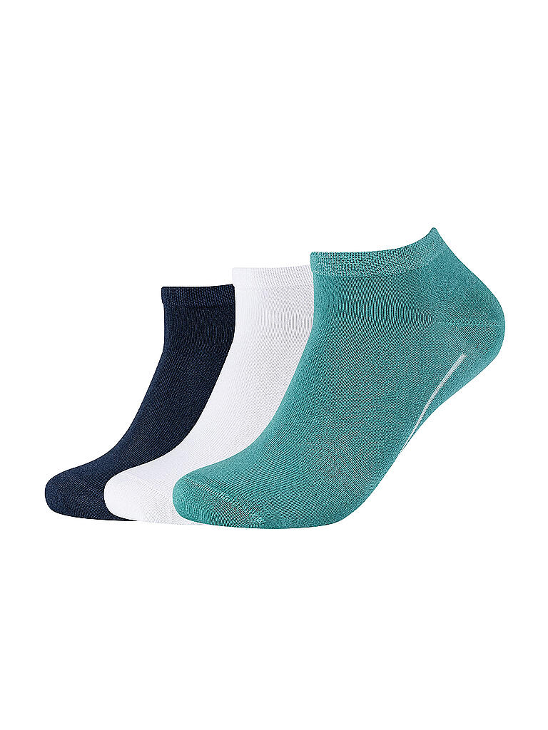 CAMANO | Herren Sneaker-Socken 3er Pkg. | blau