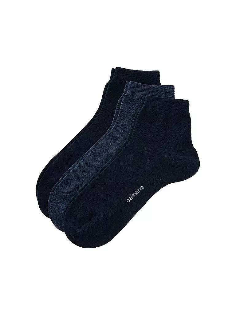 CAMANO | Kurzsocken CA-Soft Quarter 3er Pkg. | blau