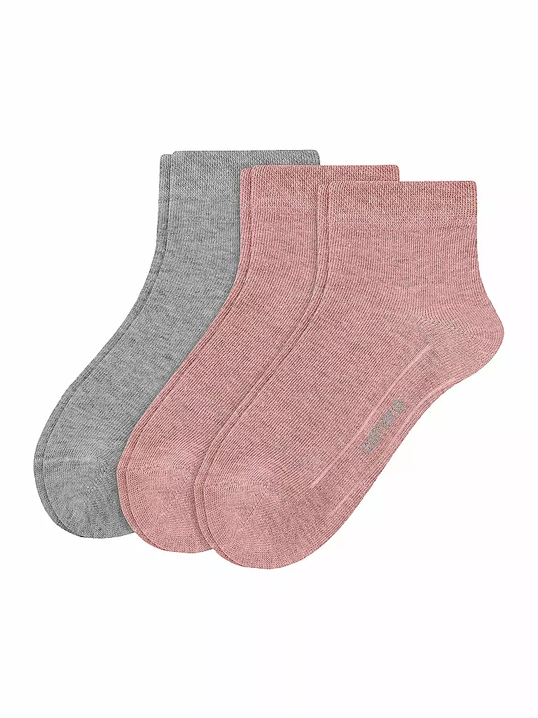 CAMANO | Mädchen Kurzsocken CA-Soft Quarter 3er Pkg. | rosa