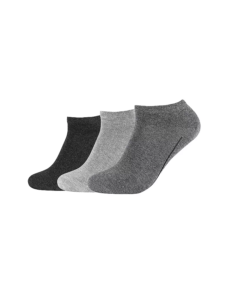 CAMANO | Sneakersocken 3er Pkg. | grau