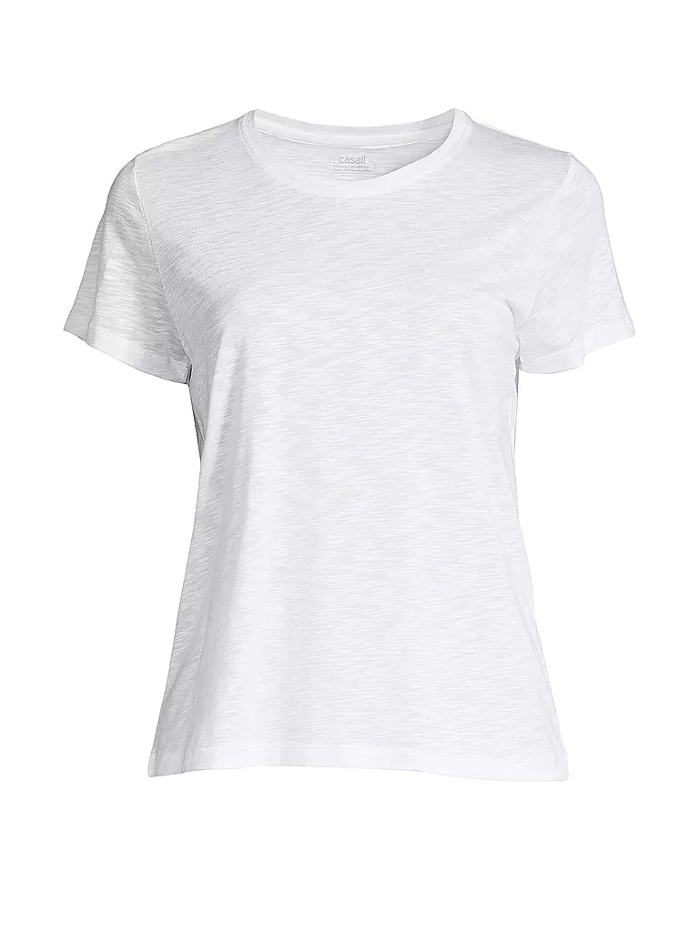 CASALL | Damen Fitnessshirt Soft | weiss