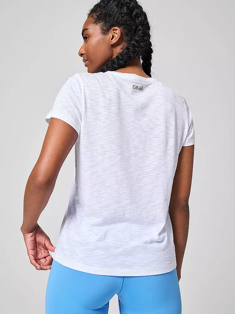 CASALL | Damen Fitnessshirt Soft | weiss