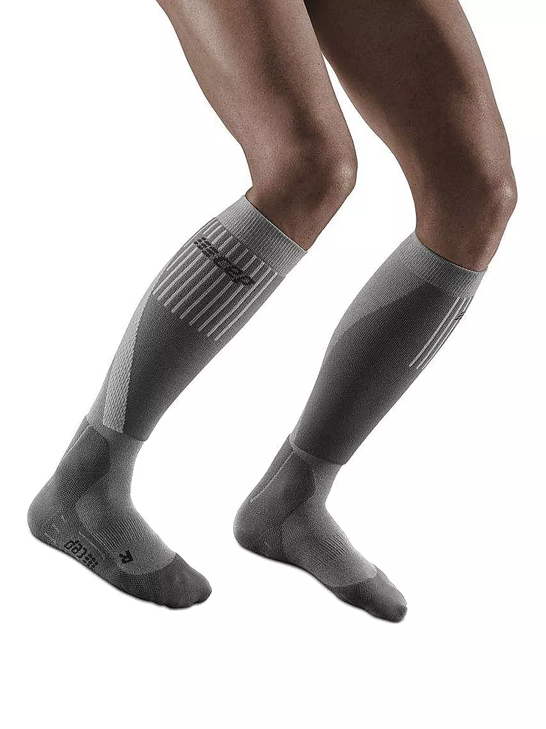 CEP | Damen Skisocken Ski Touring Compression Socks | grau