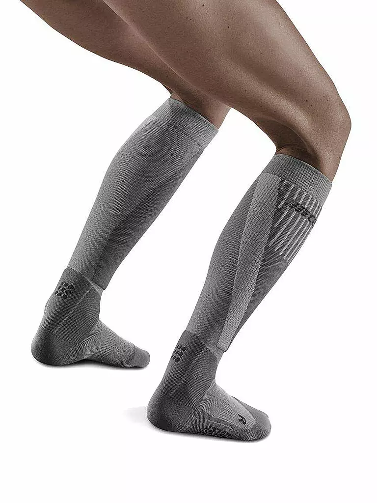 CEP | Damen Skisocken Ski Touring Compression Socks | grau