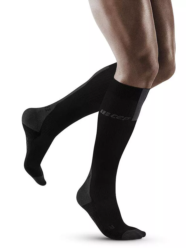 CEP | Herren Kompressionsstutzen Run Socks 3.0 | schwarz