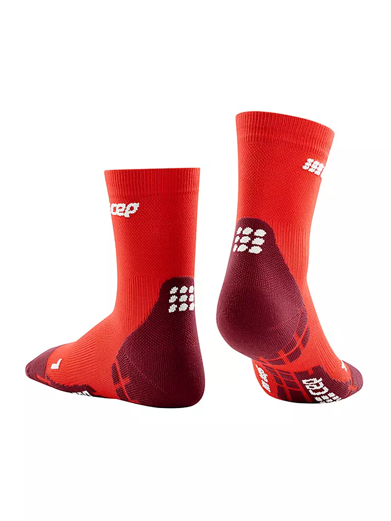 CEP | Herren Laufsocken Ultralight Short Socks | rot