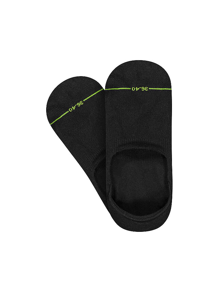 CHEERIO Freizeitsocken Invisible Fellow 2er Pack schwarz | 41-46
