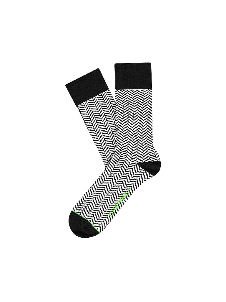 CHEERIO Freizeitsocken Herringbone Homie 2er Pack schwarz | 41-46
