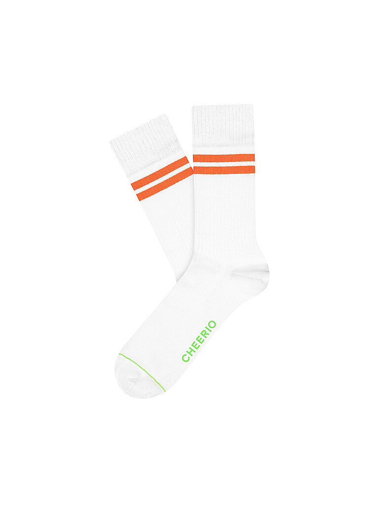 CHEERIO Freizeitsocken Tennis Type 2er Pack weiß | 41-46