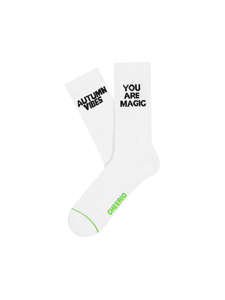 CHEERIO Freizeitsocken Halloween Magic Autumn 2er Pack weiß | 36-40