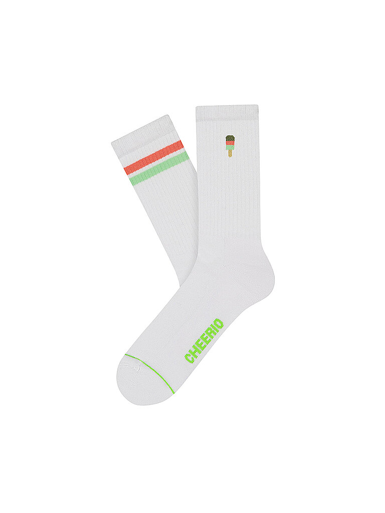 CHEERIO Freizeitsocken Cool as Ice 2er Pack weiß | 41-46