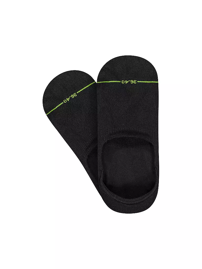 CHEERIO | Freizeitsocken Invisible Fellow 2er Pack | schwarz