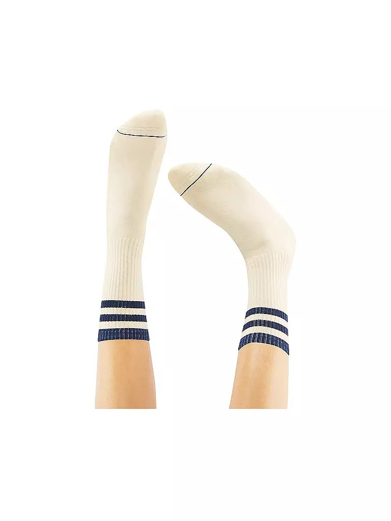 CHEERIO | Freizeitsocken Tennis Type Retro 2er Pack | creme