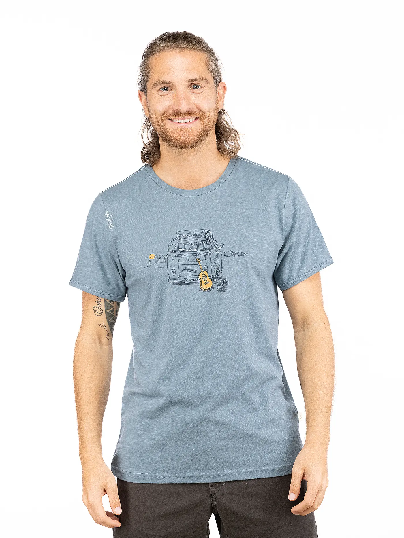 CHILLAZ |  Herren Klettershirt Out in Nature  | petrol
