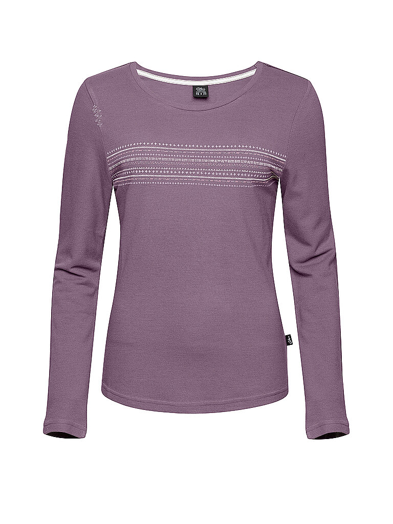 Chillaz Shirt Longsleeve Dalmatien Ornament Jersey Lila