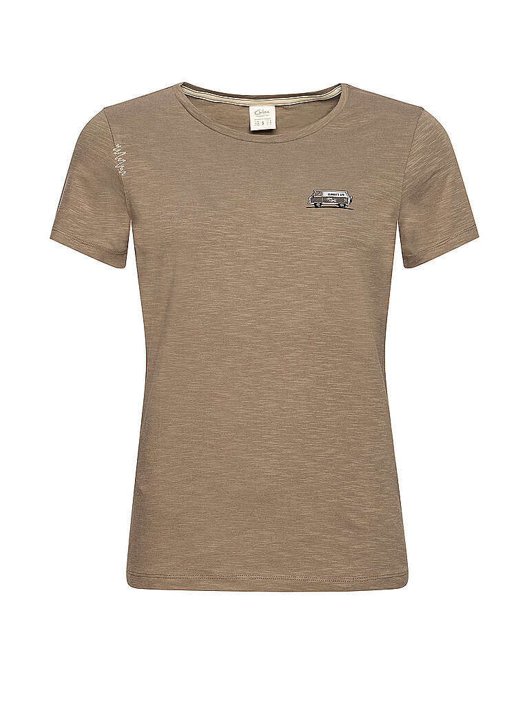 CHILLAZ Damen Klettershirt Valencia Climbers Life braun | 34