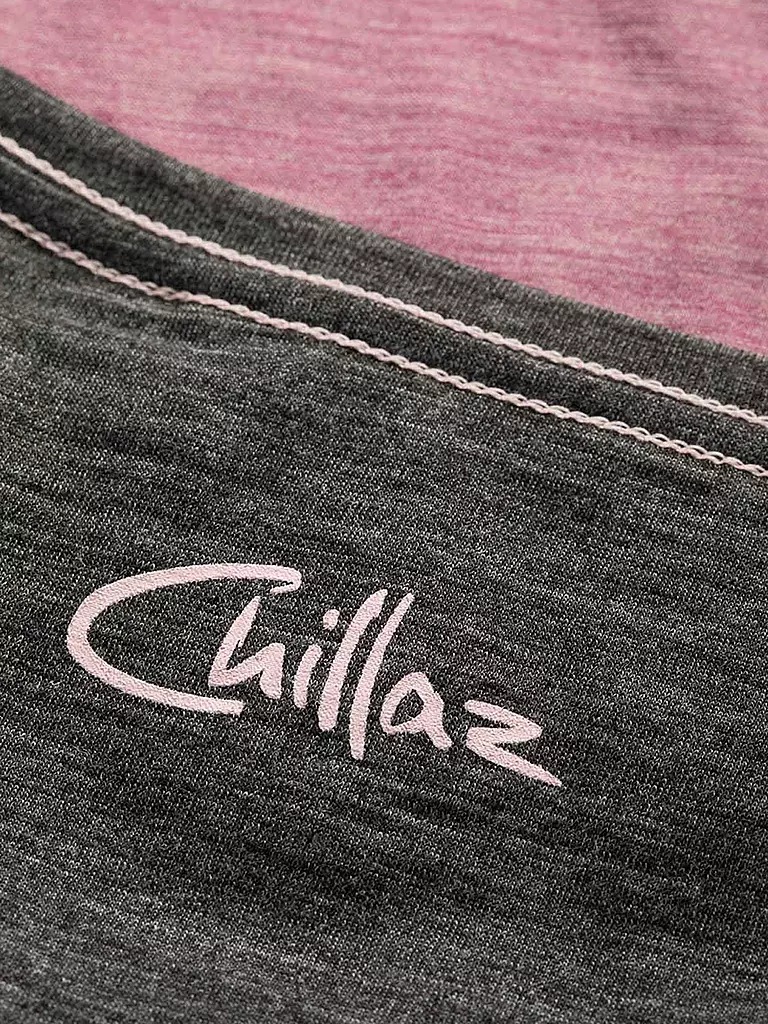 CHILLAZ | Damen Klettershirt Drei Zinnen Merino | dunkelrot