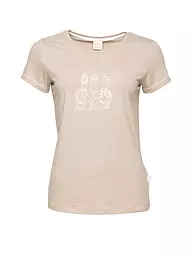 CHILLAZ | Damen Klettershirt Gandia Alpaca Gang | hellbraun